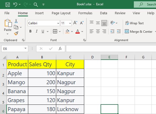 Averageifs in excel