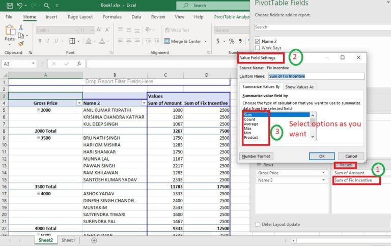 how to Use pivot table-5