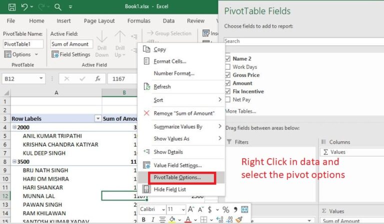 how to Use pivot table-4