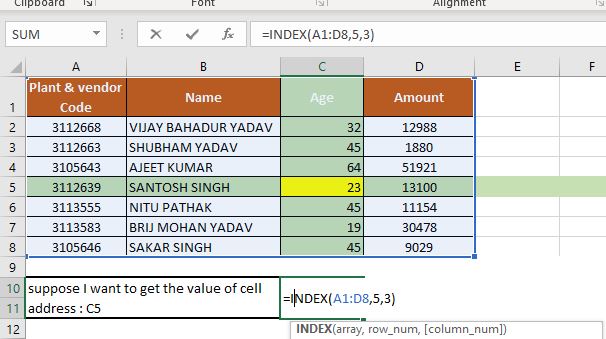 Index Function